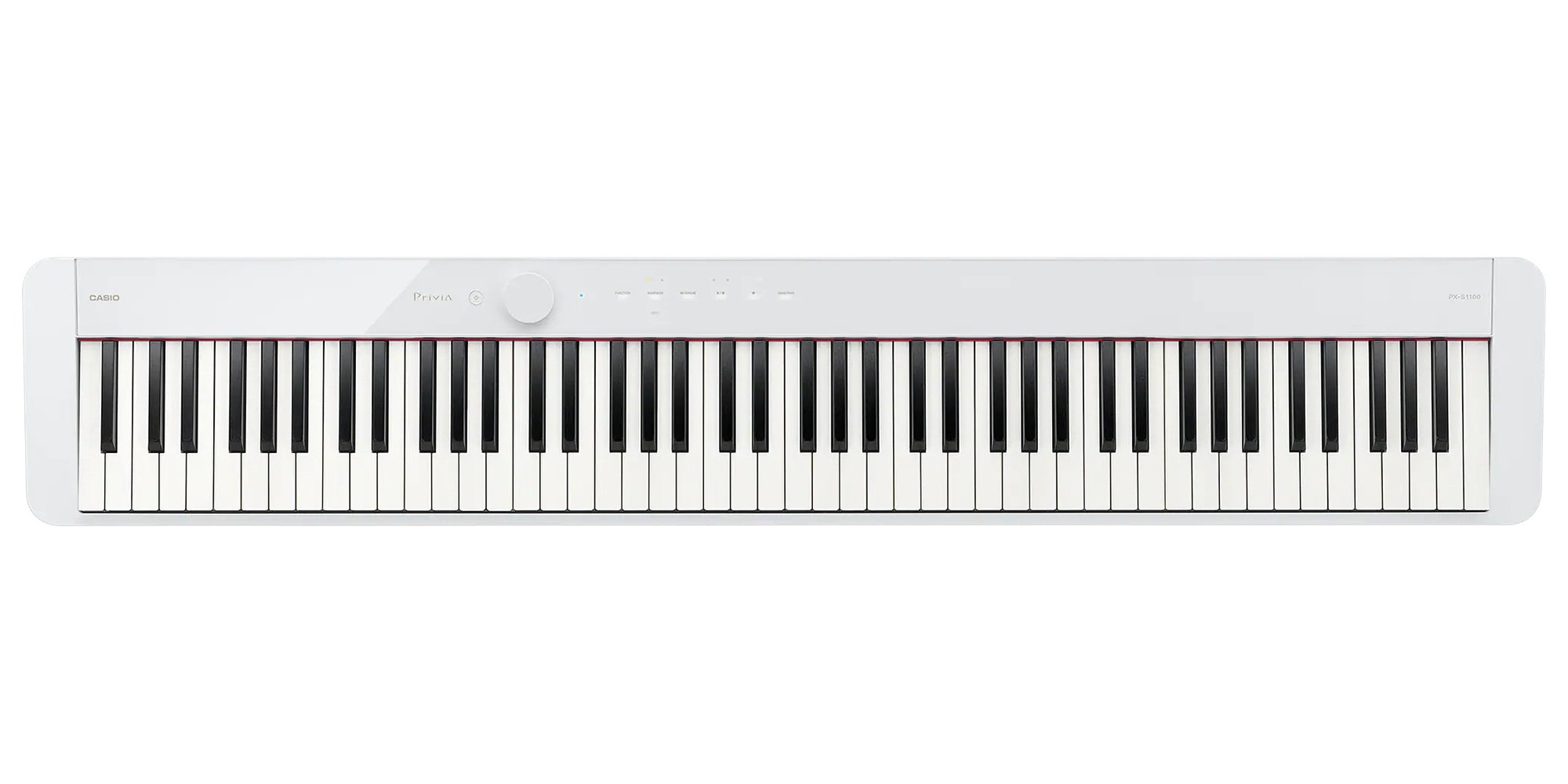 Casio PX-S1100 Privia Slim Digital Piano - White w/ Adjustable Stand