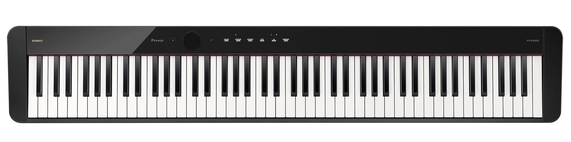 Casio PX-S5000 Privia Slim Digital Piano - Black w/ Adjustable Stand