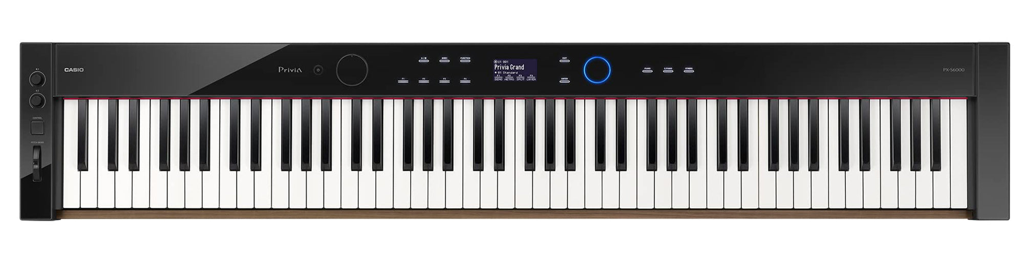 Casio PX-S6000 Privia Slim Digital Piano - Black w/ Adjustable Stand