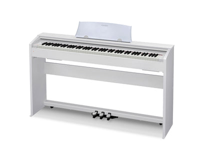 Casio PX-770 Privia Digital Piano - White w/ Adjustable Bench