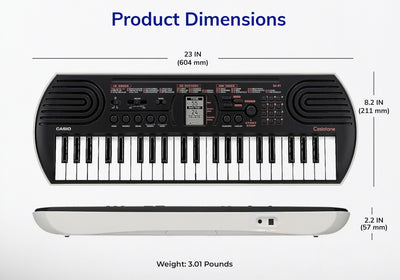 Casio SA-81 Casiotone 44-Key Mini Keyboard w/ Power Supply