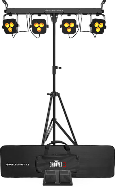 Chauvet 4BAR LT QuadBT ILS w/ DMX Cables