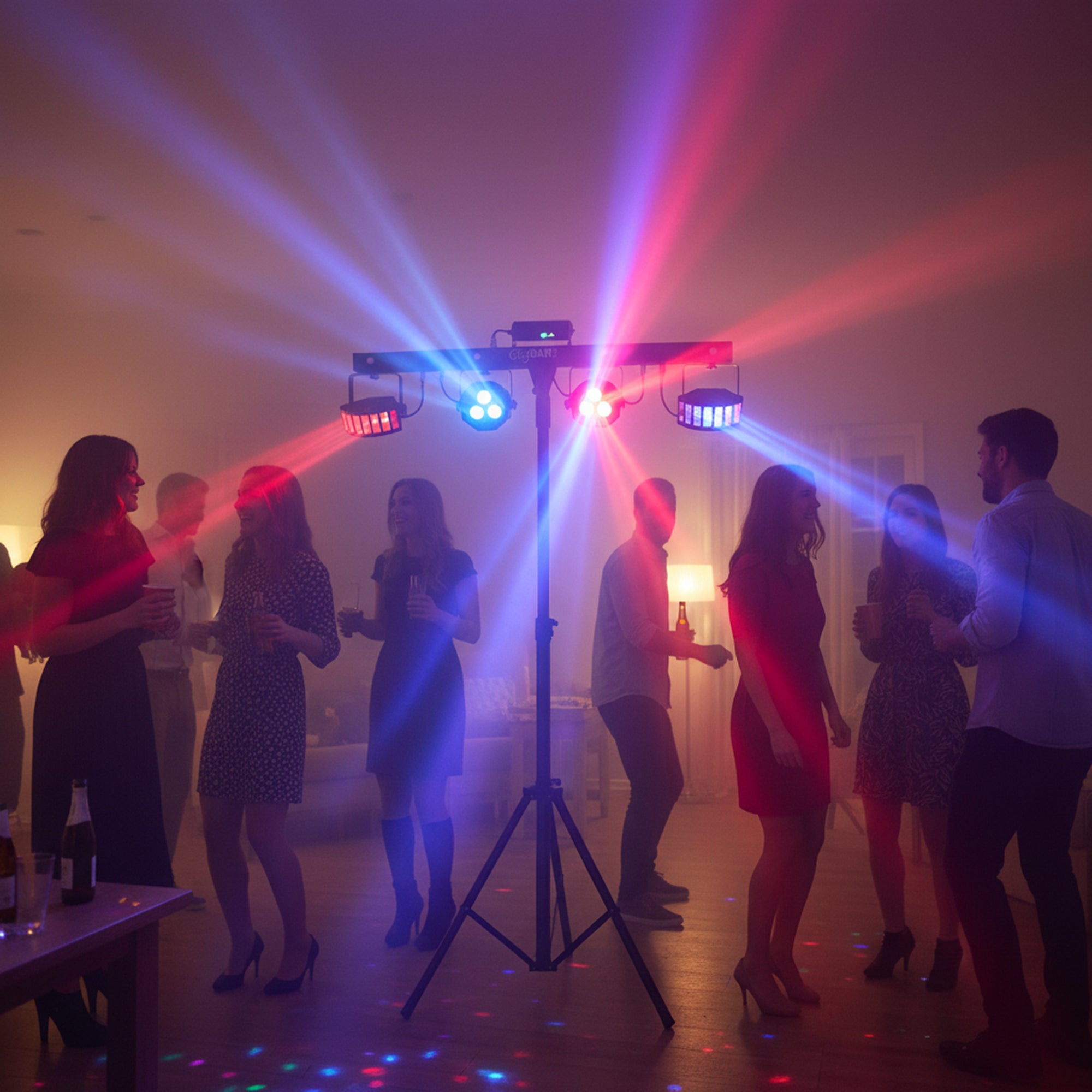 Chauvet GigBAR 2 4-in-1 Multi-Effect Lighting System w/ DMX Cables