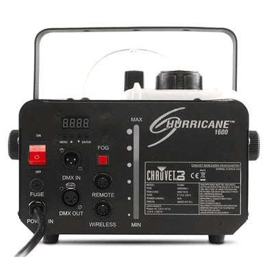 Chauvet DJ Hurricane 1600 Fog Machine w/ Haze Fluid