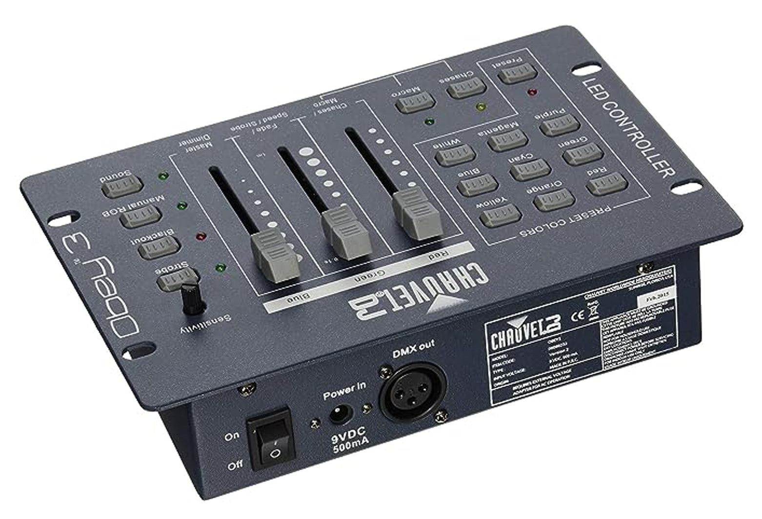 Chauvet Obey 3 DMX-512 LED Light Controller w/ DMX Cable