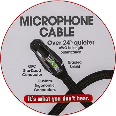 ClearTone 30-Foot Studio Smart Professional Grade Microphone Cable - 2 Pack