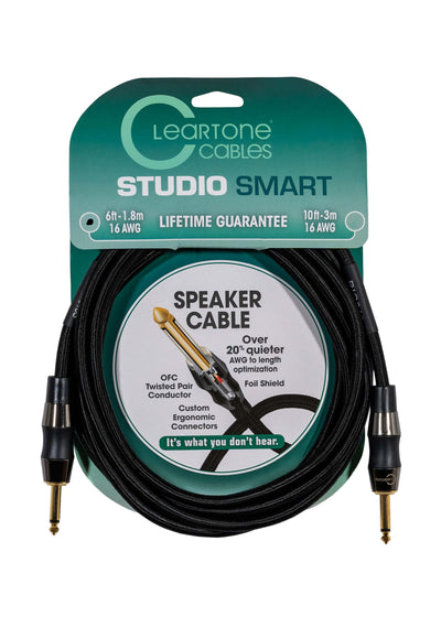 Cleartone 6-Foot Studio Smart Speaker Cable, 16 AWG - 3 Pack