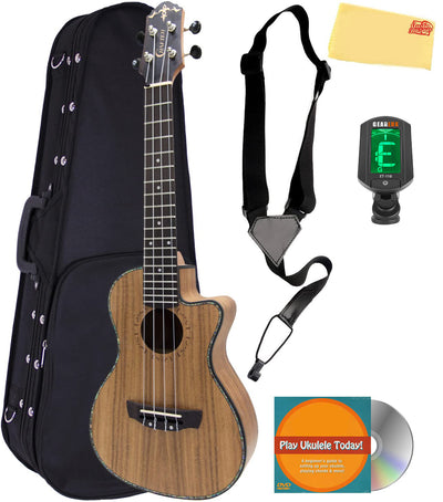 Crafter UC-250C Koa Concert Ukulele w/ Hard Case