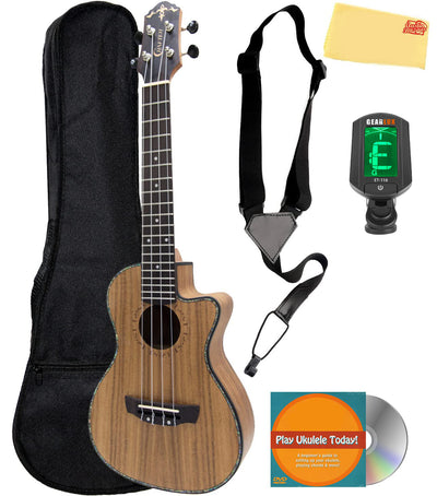 Crafter UC-250C Koa Concert Ukulele w/ Gig Bag