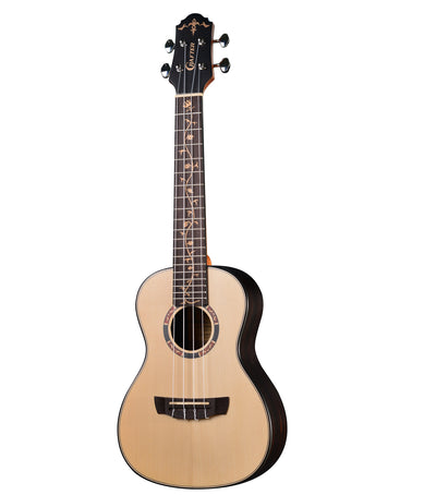 Crafter UC-27 Prestige Natural Tree Inlay Concert Ukulele w/ Gig Bag