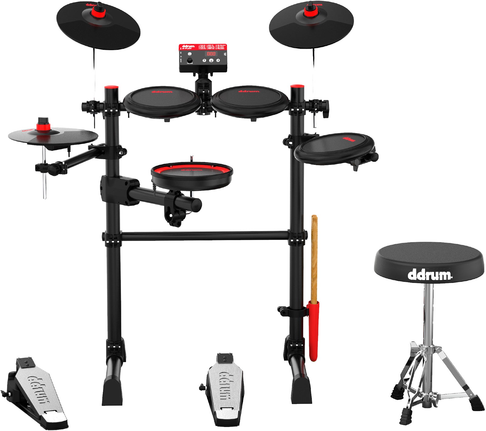 ddrum E-FLEX Complete Electronic Drum Set with Mesh Drum Heads