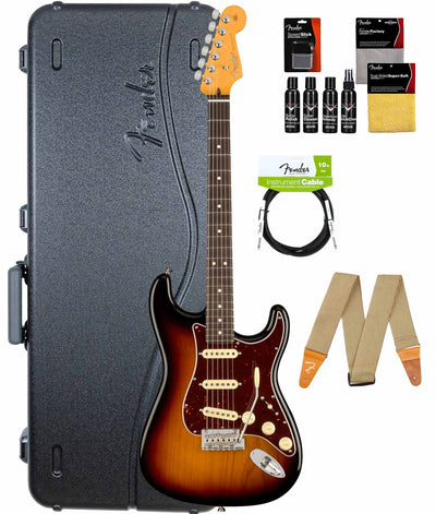 Fender American Professional II Stratocaster - 3-Color Sunburst w/ Cleaning Kit