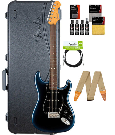 Fender American Professional II Stratocaster, Rosewood - Dark Night w/ Cleaning Kit