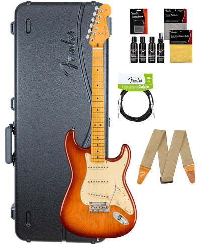 Fender American Professional II Stratocaster - Sienna Sunburst w/ Cleaning Kit