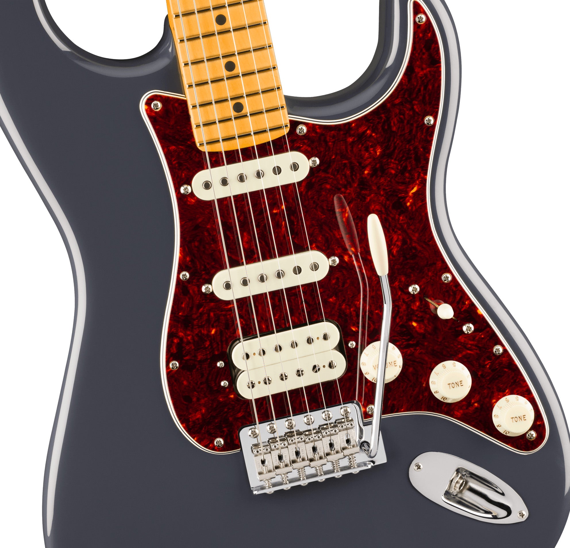 Fender American Professional Classic Stratocaster HSS - Faded Black w/ Cleaning Kit