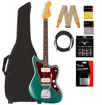 Fender American Professional Classic Jazzmaster - Faded Sherwood Green Metallic w/ Cleaning Kit