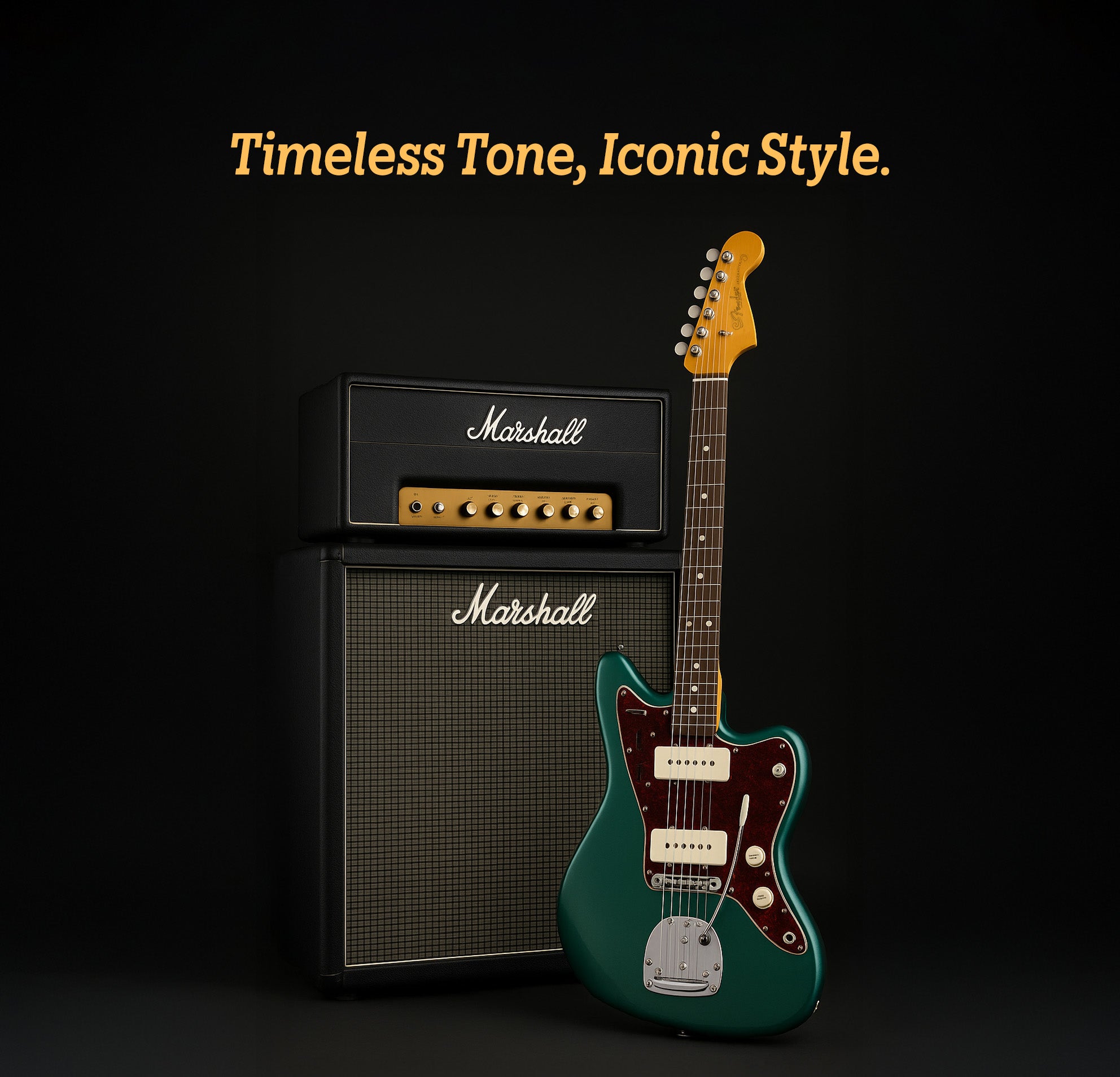 Fender American Professional Classic Jazzmaster - Faded Sherwood Green Metallic w/ Cleaning Kit