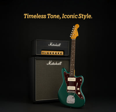 Fender American Professional Classic Jazzmaster - Faded Sherwood Green Metallic w/ Cleaning Kit