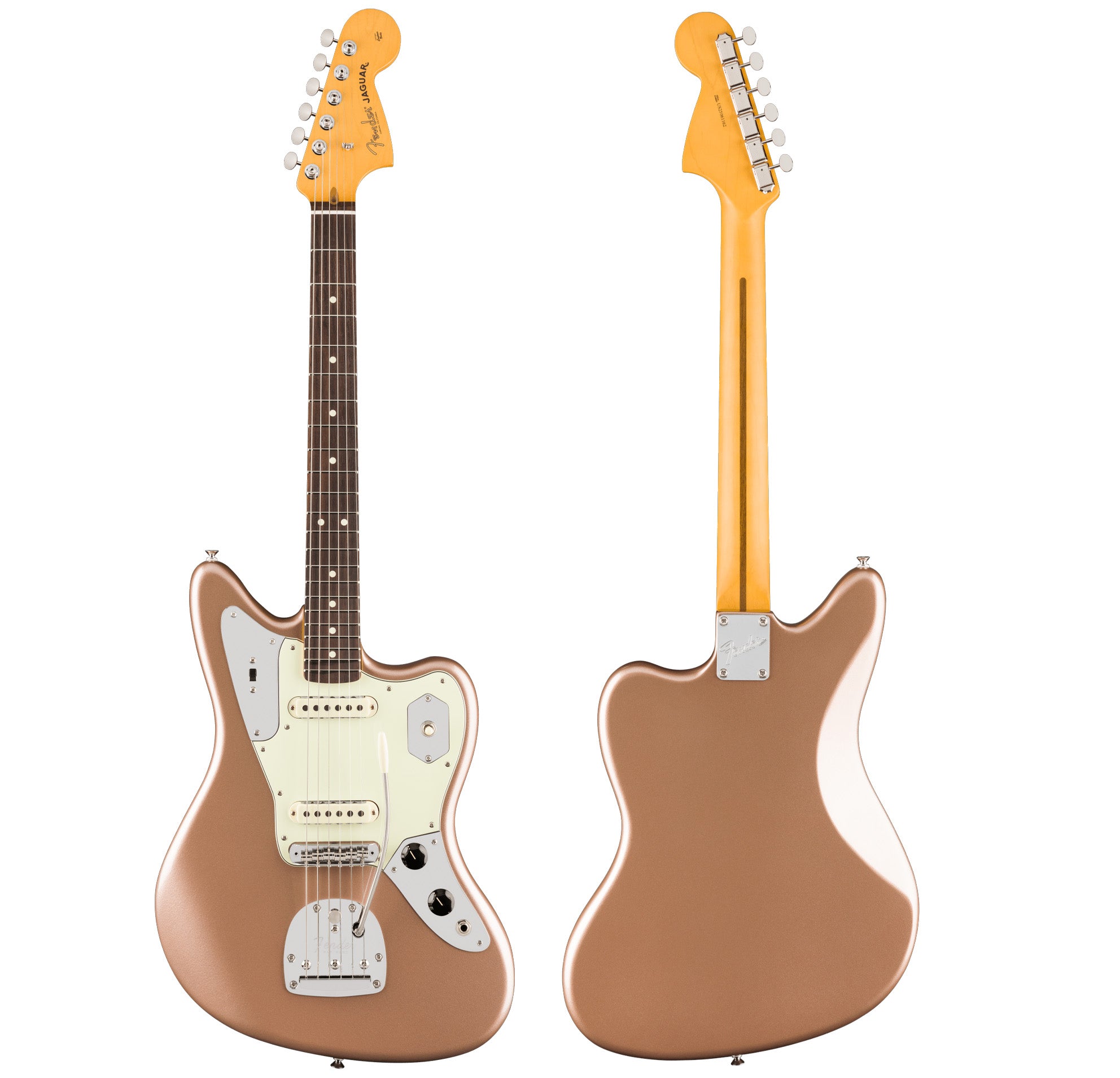 Fender American Professional Classic Jaguar - Faded Firemist Gold