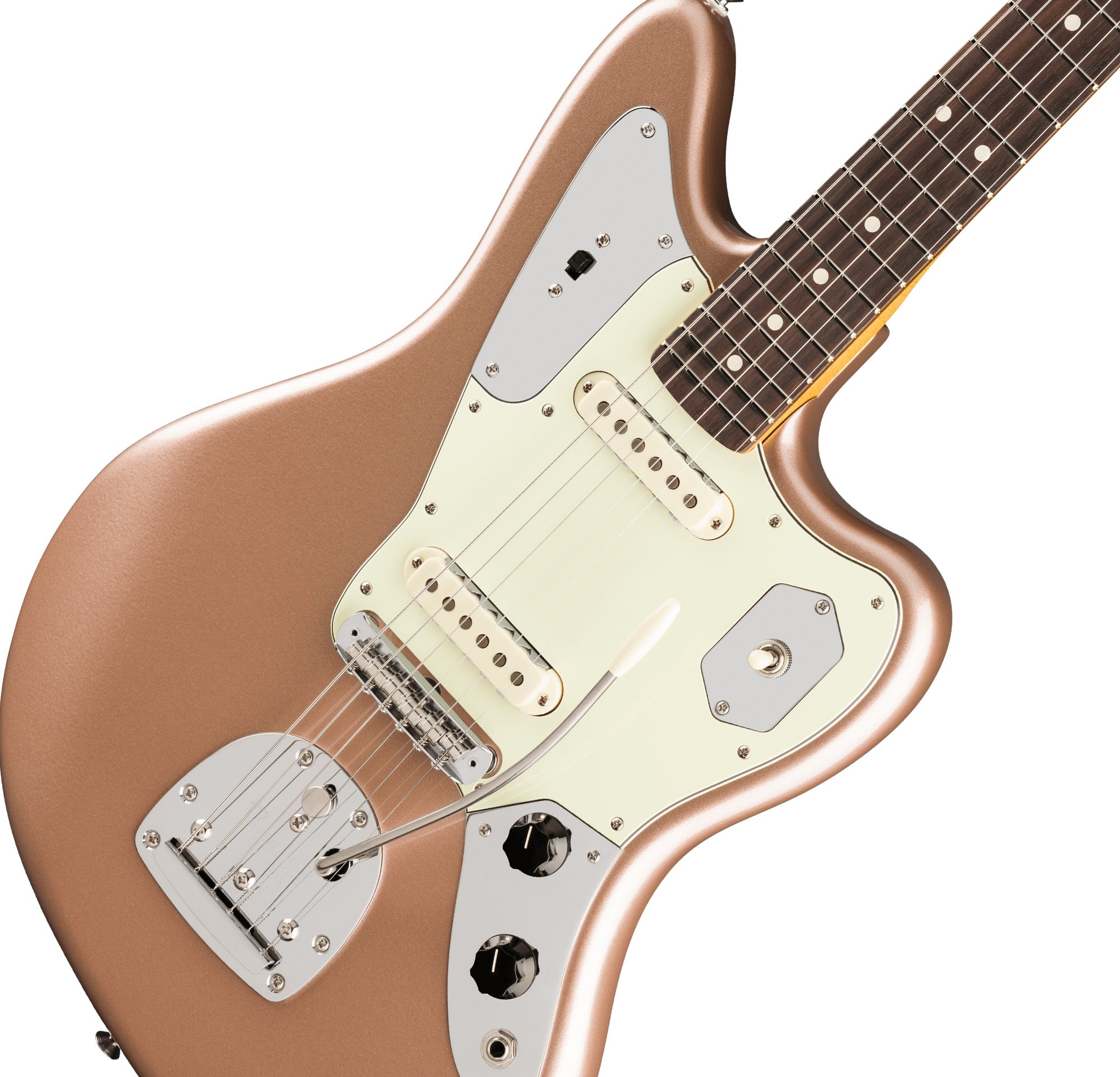 Fender American Professional Classic Jaguar - Faded Firemist Gold
