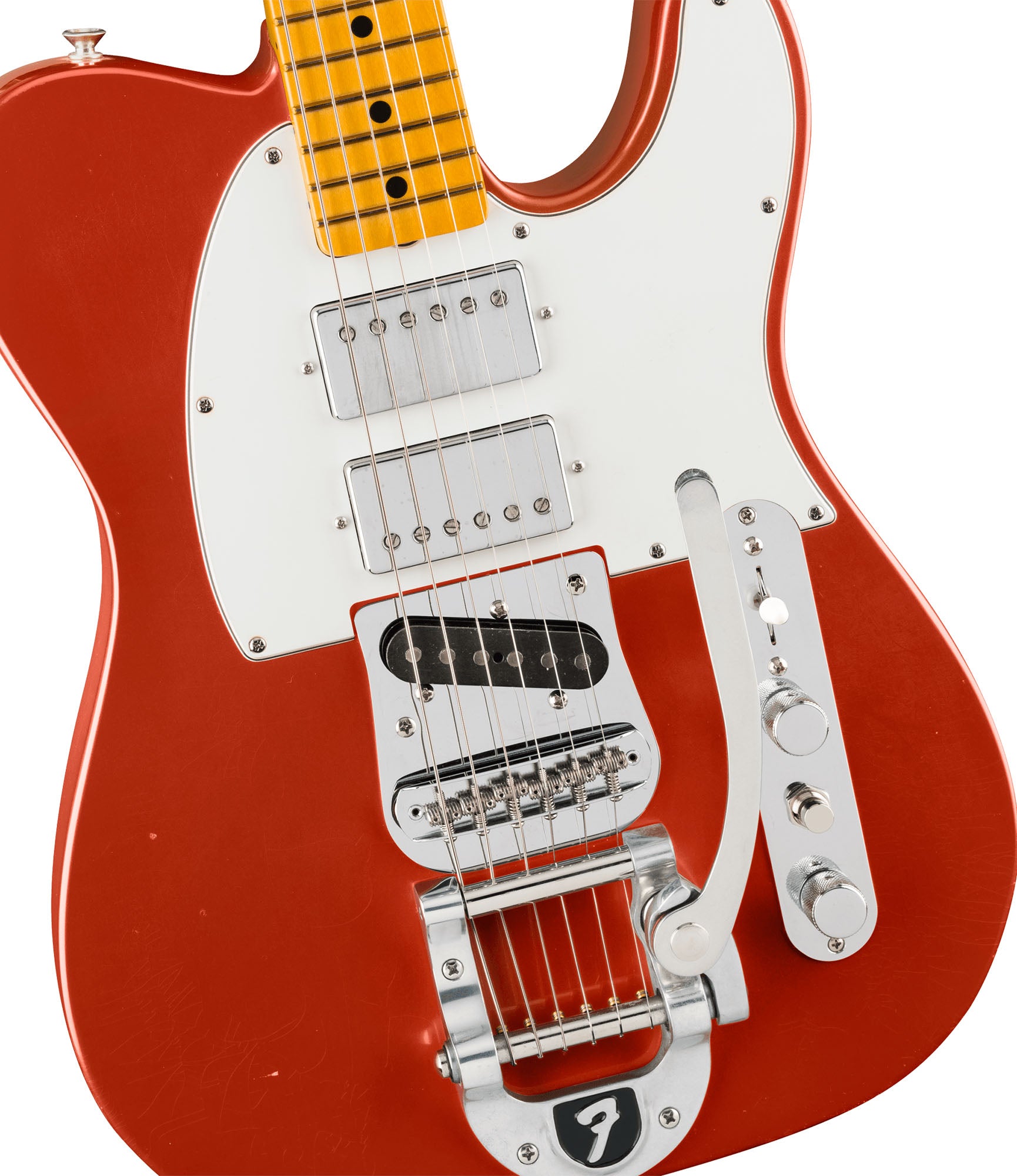 Fender Stories Collection Mike Campbell Red Dog Telecaster - Red Dog Red w/ Case