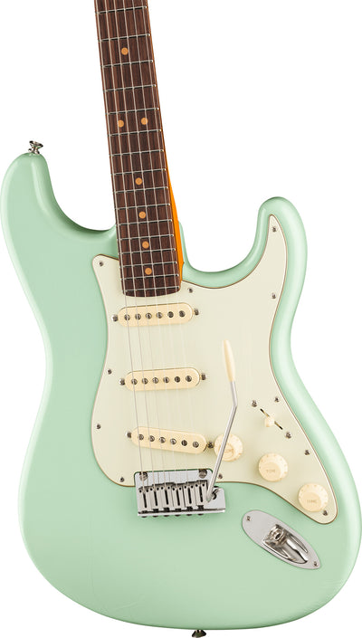 Fender American Ultra Luxe Vintage '60s Stratocaster - Surf Green w/ Guitar Cleaning Kit