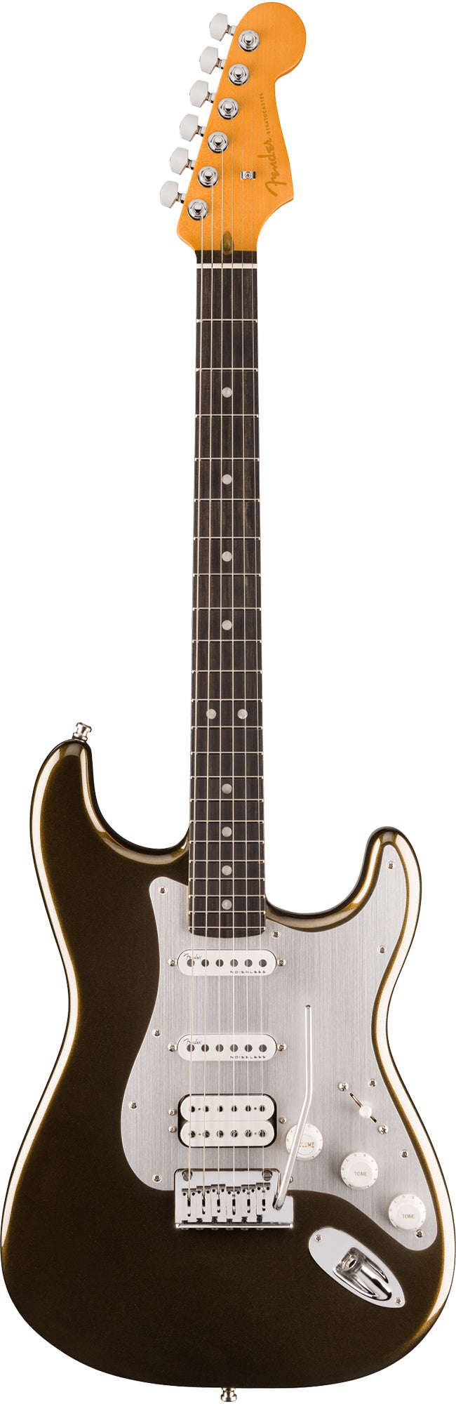 Fender American Ultra II Stratocaster HSS - Texas Tea w/ Guitar Cleaning Kit
