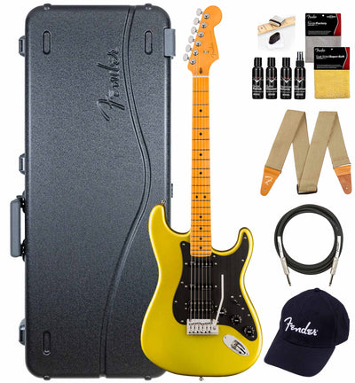 Fender American Ultra II Stratocaster HSS - Solar Flare w/ Guitar Cleaning Kit