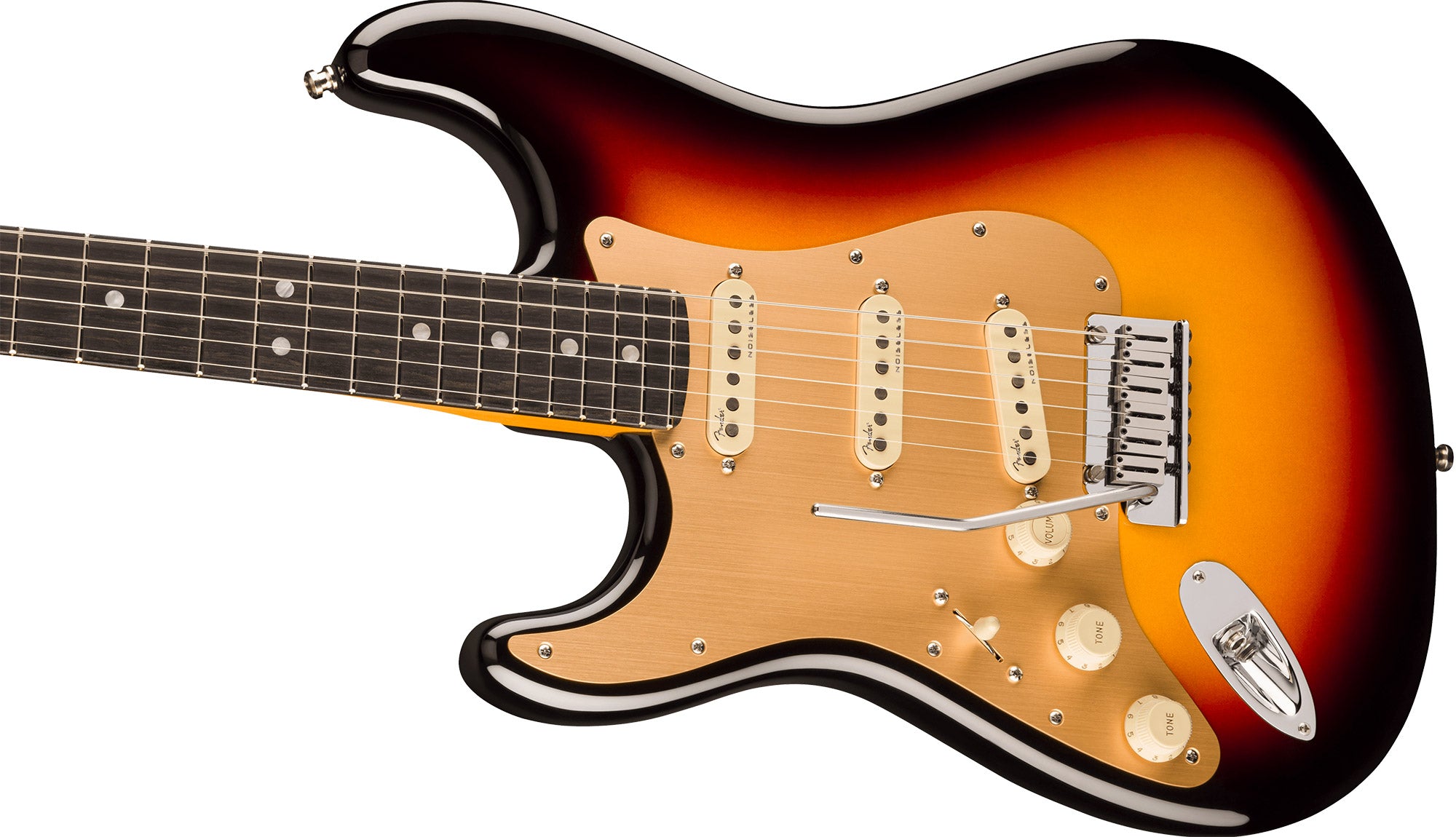 Fender American Ultra II Stratocaster, Left Handed - Ultraburst w/ Guitar Cleaning Kit
