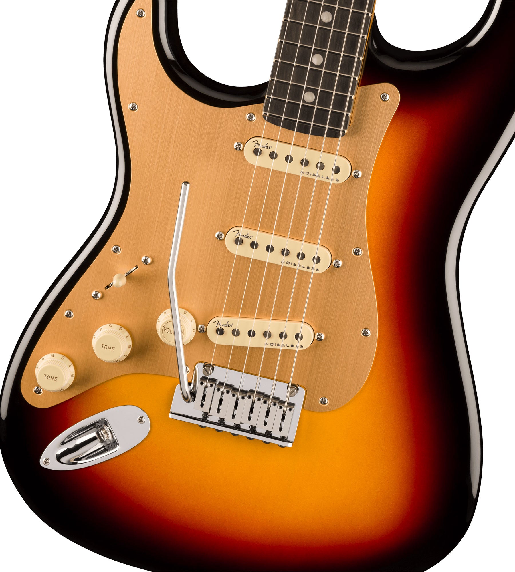 Fender American Ultra II Stratocaster, Left Handed - Ultraburst w/ Guitar Cleaning Kit