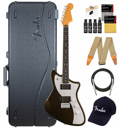 Fender American Ultra II Meteora - Texas Tea w/ Guitar Cleaning Kit