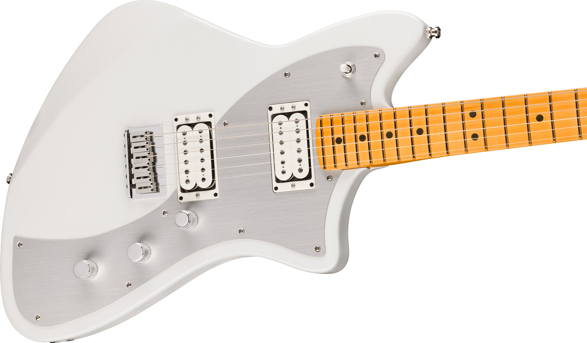 Fender American Ultra II Meteora - Avalanche w/ Guitar Cleaning Kit