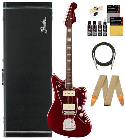 Fender Troy Van Leeuwen Jazzmaster - Oxblood w/ Guitar Cleaning Kit