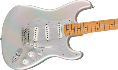 Fender H.E.R. Stratocaster - Chrome Glow w/ Instrument Cable