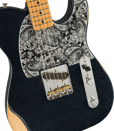 Fender Brad Paisley Esquire - Black Sparkle w/ Guitar Cleaning Kit