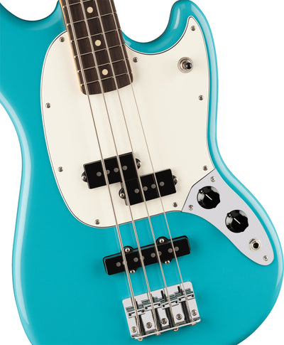 Fender Player II Mustang Bass PJ - Aquatone Blue w/ Cleaning Kit