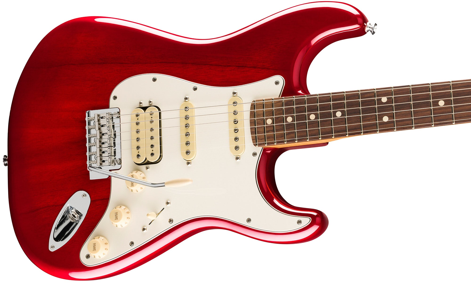 Fender Player II Stratocaster HSS - Transparent Cherry Burst w/ Cleaning Kit