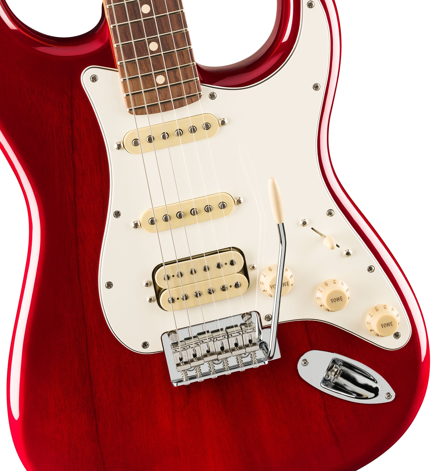 Fender Player II Stratocaster HSS - Transparent Cherry Burst w/ Cleaning Kit