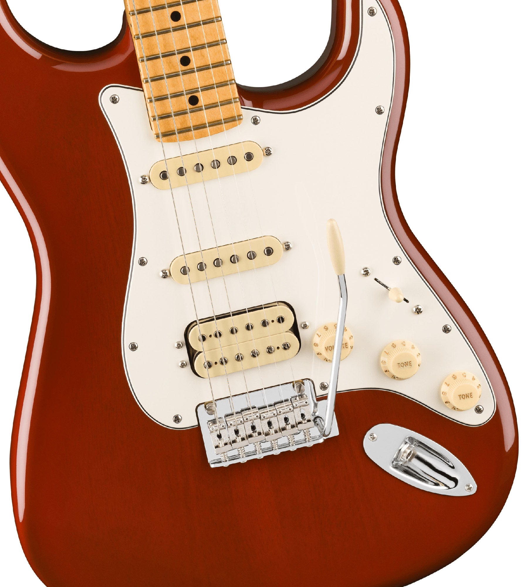 Fender Player II Stratocaster HSS - Transparent Mocha Burst w/ Cleaning Kit
