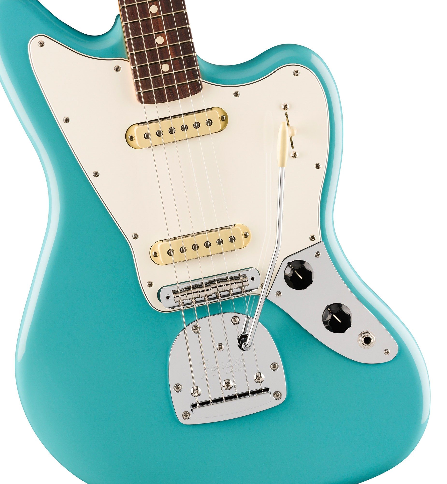 Fender Player II Jaguar - Aquatone Blue w/ Cleaning Kit