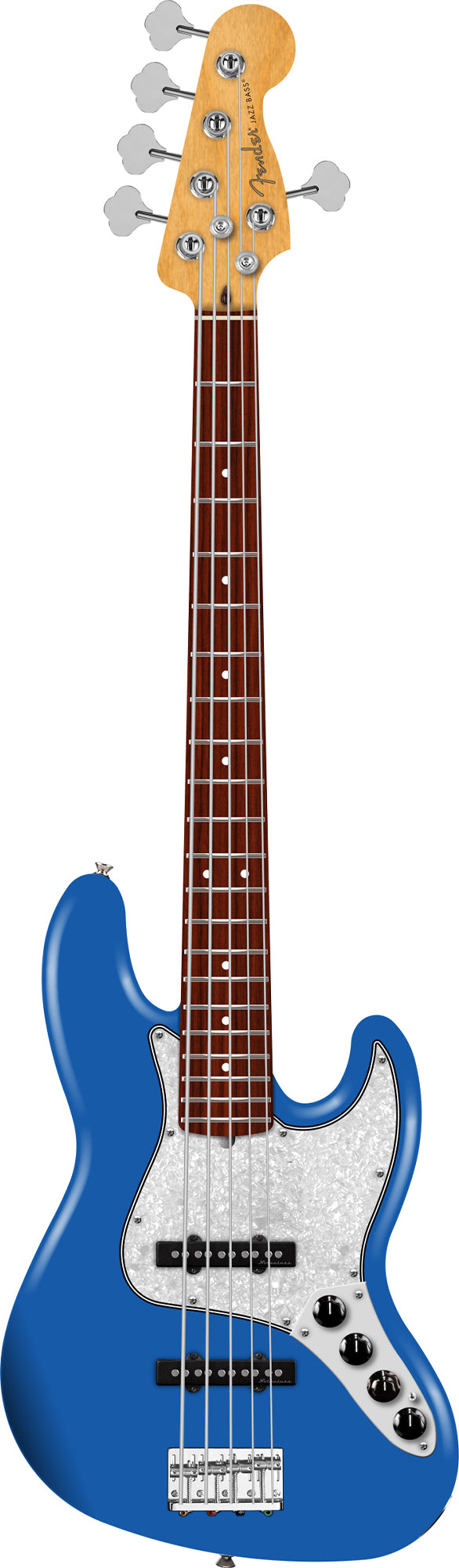 Fender Player II Modified Active Jazz Bass V - Electric Blue