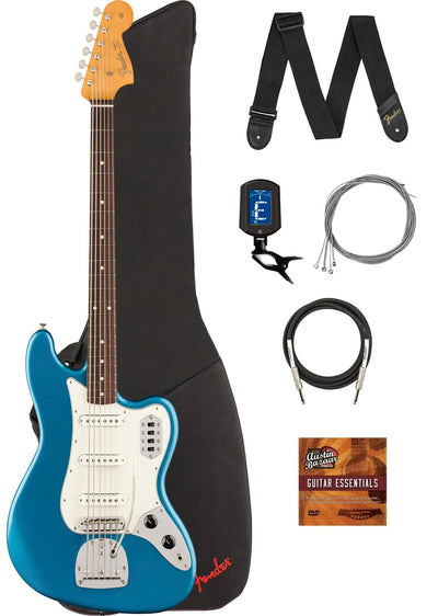 Fender Vintera II '60s Bass VI - Lake Placid Blue w/ Gig Bag
