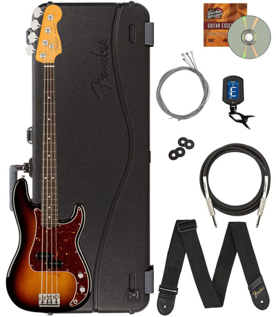 Fender American Professional II Precision Bass - 3-Color Sunburst w/ Hard Case