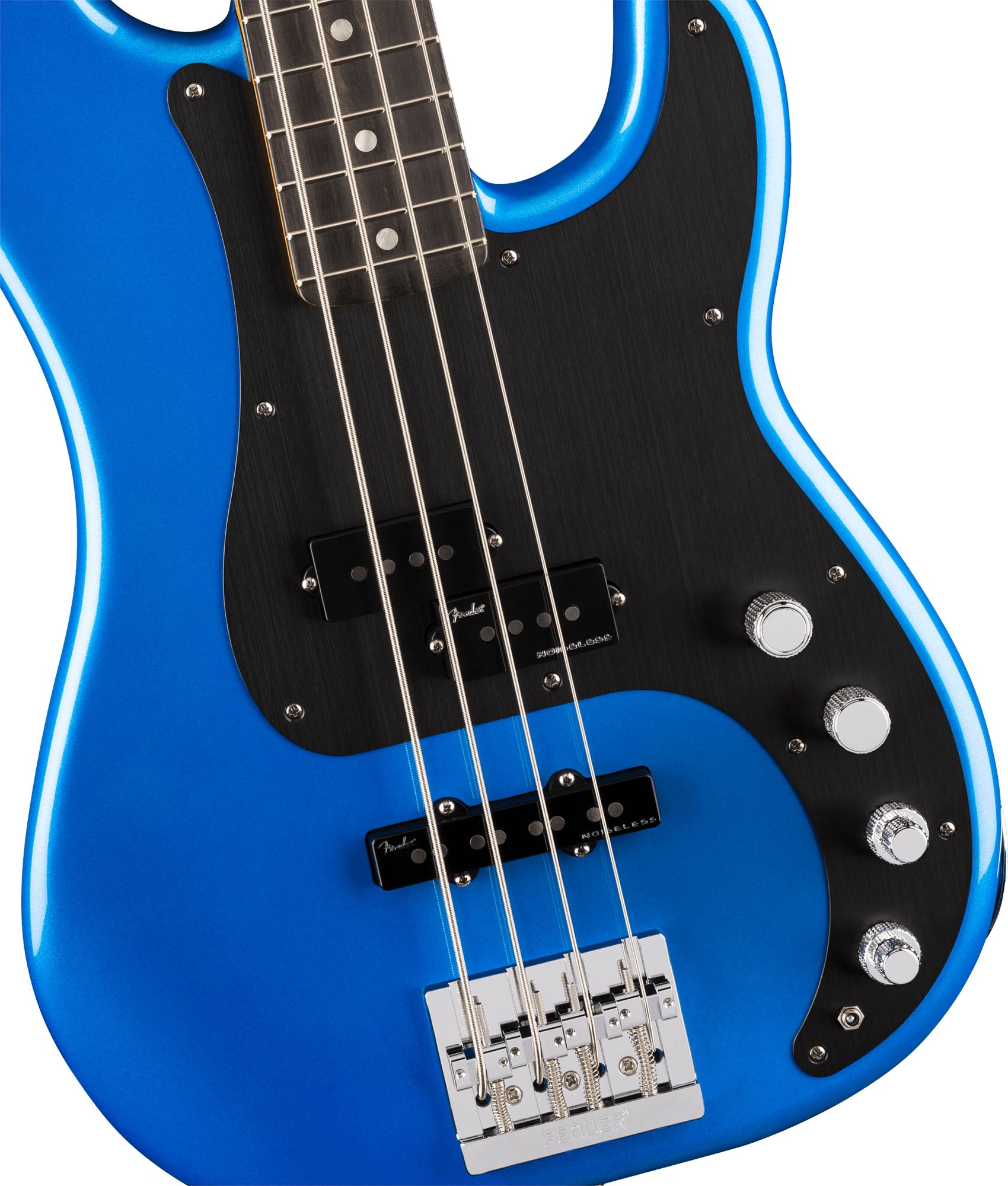 Fender American Ultra II Precision Bass - Noble Blue w/ Guitar Cleaning Kit