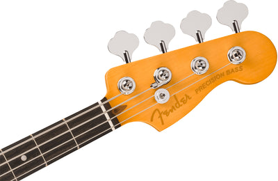 Fender American Ultra II Precision Bass - Noble Blue w/ Guitar Cleaning Kit