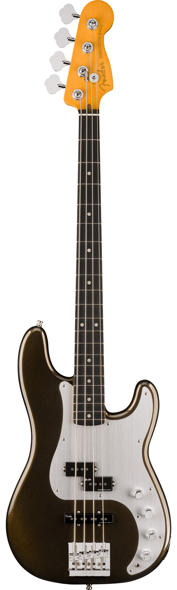 Fender American Ultra II Precision Bass - Texas Tea w/ Guitar Cleaning Kit