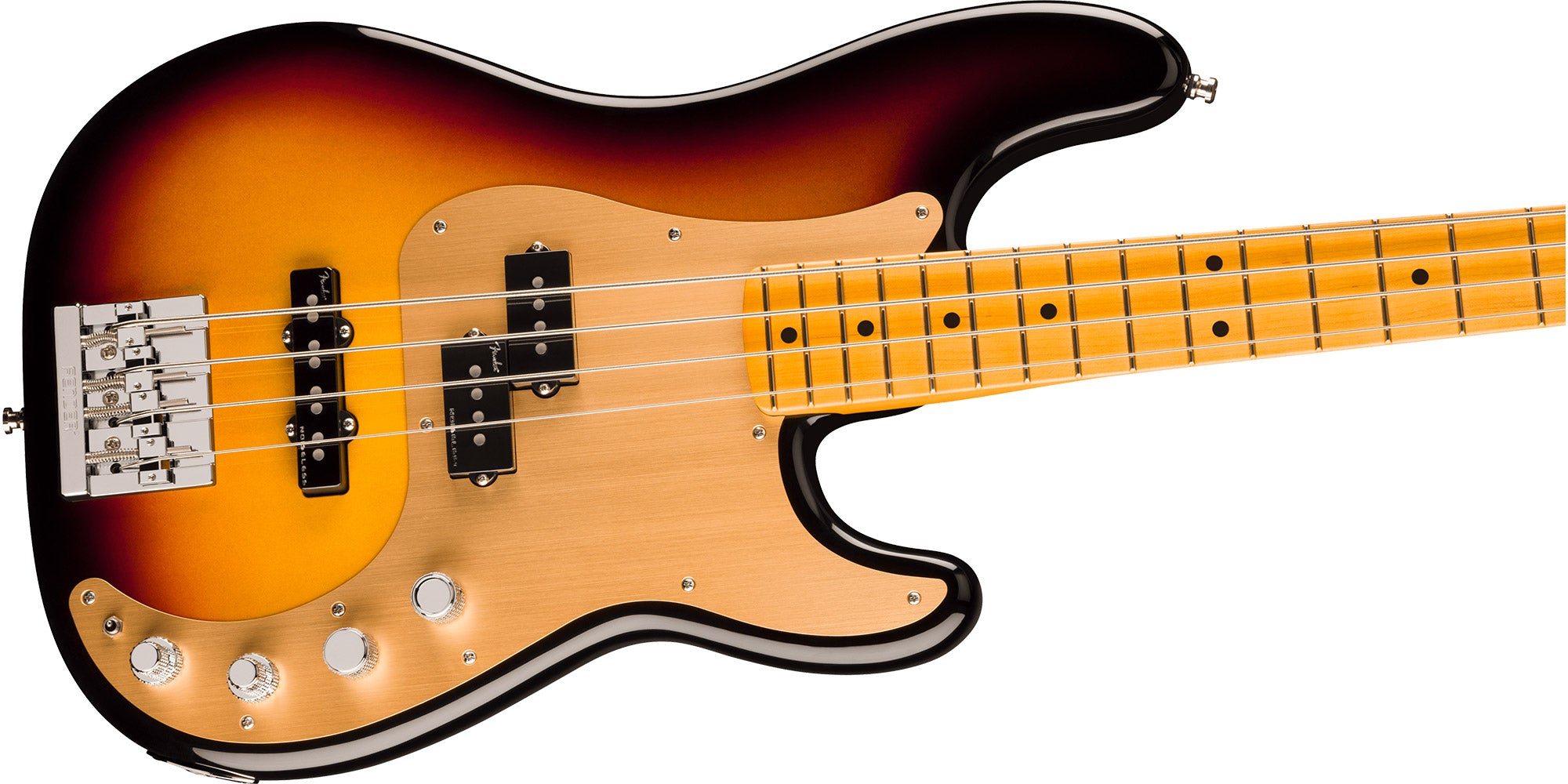 Fender American Ultra II Precision Bass - Ultraburst w/ Guitar Cleaning Kit