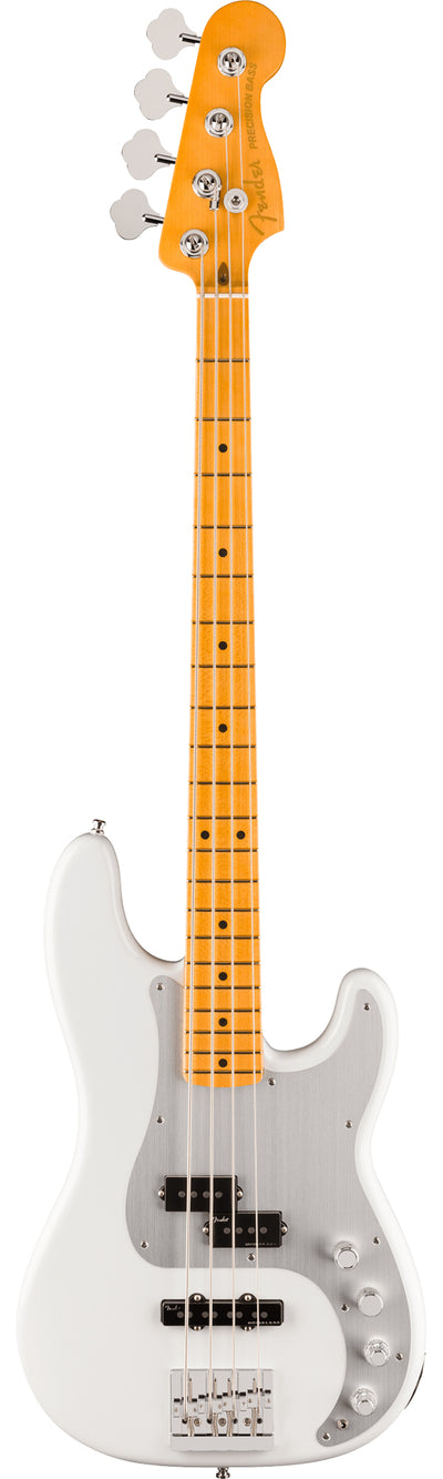 Fender American Ultra II Precision Bass - Avalanche w/ Guitar Cleaning Kit