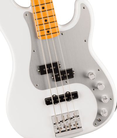 Fender American Ultra II Precision Bass - Avalanche w/ Guitar Cleaning Kit
