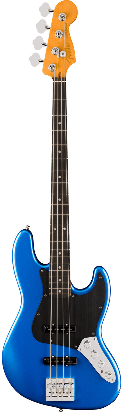 Fender American Ultra II Jazz Bass - Noble Blue w/ Guitar Cleaning Kit